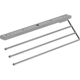 Obrázek produktu pro Výsuv na utěrky/ručníky, 3ramenný, chromovaná ocel