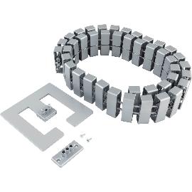 Artikelbild für Kabelschlange Cube® SL 1250 mm alufarbig