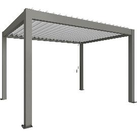 Artikelbild für BIOHORT Pergola Gr. 4 x 3 quarzgrau/weiß