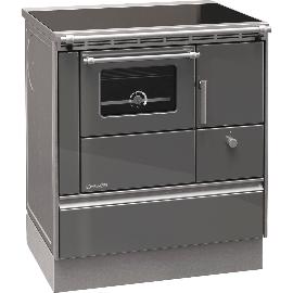 Artikelbild für LOHBERGER Festbrennstoffherd Rega 75 Anthrazit-metallic