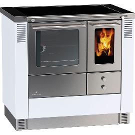 Artikelbild für LOHBERGER Festbrennstoffherd LC 75 B Edition, Weiß