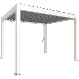 Artikelbild für BIOHORT Pergola Gr. 3,5 x 3 weiß/silber