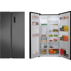 Obrázok pre AMICA Side by Side SBSN 397 150 S, efekt čiernej ušľachtiej ocele