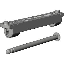 Slika artikla za Ležaj škarij SL.KS.3-6.WS WINKHAUS, 100 kg, bel