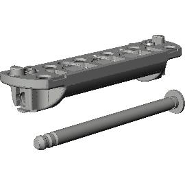 Slika artikla za Ležaj škarij SL.KB.3-6.WS WINKHAUS, 130 kg, bel