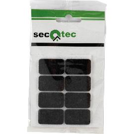 Artikelbild für SECOTEC Filzgleiter selbstklebend eckig braun 36X22 mm SB-8