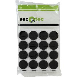 Artikelbild für SECOTEC Filzgleiter selbstklebend rund braun 22 mm Profi-Pack SB-80