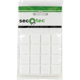 Artikelbild für SECOTEC Filzgleiter selbstklebend eckig weiß 22X22 mm SB-16