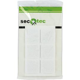 Artikelbild für SECOTEC Filzgleiter selbstklebend eckig weiß 32X32 mm SB-6