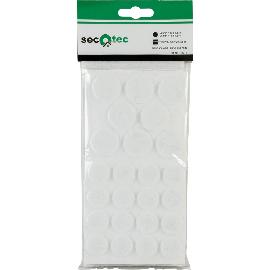 Artikelbild für SECOTEC Filzgleiter-Set selbstklebend 52-tlg. weiß/braun SB-1