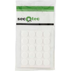 Artikelbild für SECOTEC Filzgleiter selbstklebend rund weiß 17 mm SB-20