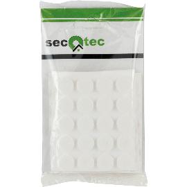 Artikelbild für SECOTEC Filzgleiter selbstklebend rund weiß 17 mm Profi-Pack SB-100