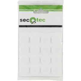 Artikelbild für SECOTEC Filzgleiter selbstklebend rund weiß 22 mm SB-16