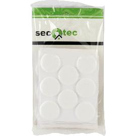 Artikelbild für SECOTEC Filzgleiter selbstklebend rund weiß 28 mm Profi-Pack SB-40