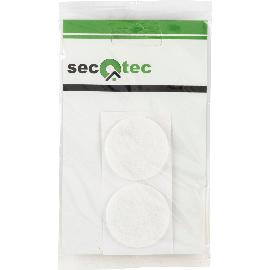 Artikelbild für SECOTEC Filzgleiter selbstklebend rund weiß 45 mm SB-2