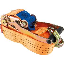 Artikelbild für Zurrgurt 2-teilig mit Ratsche und Spitzhaken 4000 kg 8 m