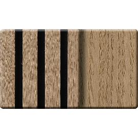 Artikelbild für Kosche Akustikpaneel Muster Eiche Natur roh /  schwarz