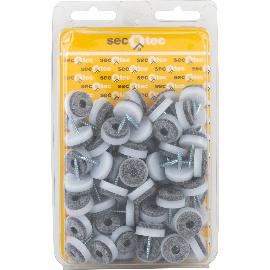 Artikelbild für SECOTEC Gleitnägel mit Filz zum Schrauben ø20 mm 80 Stk