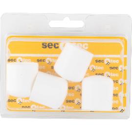 Artikelbild für SECOTEC Fußkappen für Rundrohre aussen 25 mm weiß SB-4