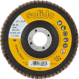 Artikelbild für SOLIDO Schleiflamellenteller Zirkonkorund ø 125 mm Korn 40