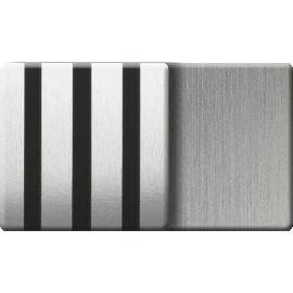 Artikelbild für Kosche Akustikpaneel Muster Metall Edelstahl / schwarz
