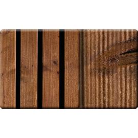 Artikelbild für Kosche Akustikpaneel Muster Hydro Thermofichte maronbraun geölt