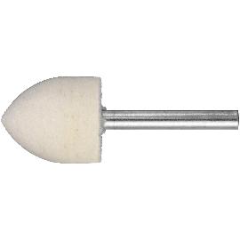 Artikelbild für LUKAS Filz-Polierstift Form Spitzbogen Qualität P3 Kopf ø 12 mm Länge 20 mm