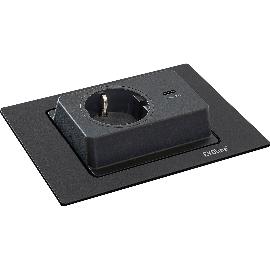 Immagine dell'articolo per EVOline Spin, 1 presa Schuko, USB-C-Charger, nero opaco