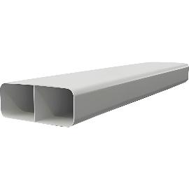 Obrázek produktu pro OPTIMAIRO plochý kanál s příčkou 222 x 89 1000 mm plast bílý