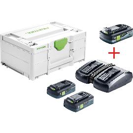 Artikelbild für FESTOOL Akku-Starterset SYS3 18 Volt / 4,0 Ah DUO - Akku Aktion
