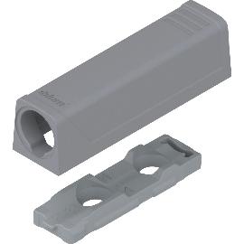 Slika artikla za BLUM TIP-ON ravna adapter pločica kratka verzija 956.1201, platinasto siva
