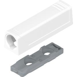 Slika artikla za BLUM TIP-ON ravna adapter pločica kratka verzija 956.1201, svilenobijela