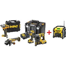Artikelbild für DEWALT Akku-Set Bau 18 V DCD796 / DCH273 / DCF892NT-XJ / DCG405NT / DCR019