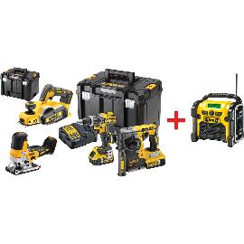 Artikelbild für DEWALT Akku-Set Holz 18 V DCD796 / DCH273 / DCP580NT / DCS335NT / DCR019
