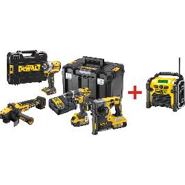 Artikelbild für DEWALT Akku-Set Metall 18 V DCD796 / DCH273 / DCG409VSNT / DCF921NT-XJ / DCR019
