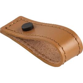 Artikelbild für Knopf Marse Breite 25 mm, Höhe 80 mm, Leder hellbraun