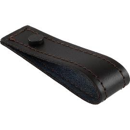 Artikelbild für Knopf Marse Breite 25 mm, Höhe 100 mm, Leder dunkelbraun