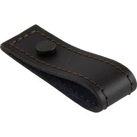 Obrázek produktu pro Knopka Marse šířka 25 mm, výška 80 mm, kůže tm. hnědá