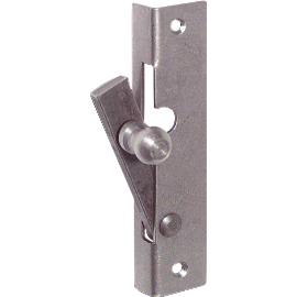 Termékkép Ablakkitámasztó vas gombbal, balos, 45 mm, fényes acél