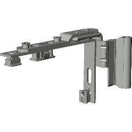 Artikelbild für WINKHAUS Drehlager DL.C.ET.20-13.RS.WS mit Drehhemmung 130 kg weiß rechts