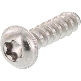 Artikelbild für Thermoplastschraube Halbrundkopf mit Flansch 2.5x 12 TX8 - Edelstahl A2