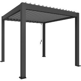 Artikelbild für BIOHORT Pergola Gr. 3 x 3 dunkelgrau/silber