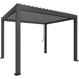 Artikelbild für BIOHORT Pergola Gr. 3 x 3,5 dunkelgrau/silber