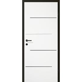 Artikelbild für SOLIDO Creativtüre Relief Q weiß lackiert Reliefdekor schwarz VB LI 650/2030