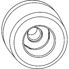 Artikelbild für MACO HS Anschlagpuffer Soft DM-25 mm H-20 mm schwarz (201313)
