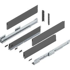 Artikelbild für BLUM MERIVOBOX SET Höhe E-Boxcap BLUMOTION B, 70kg, NL 550, Oriongrau