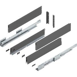 Artikelbild für BLUM MERIVOBOX SET Höhe E-Boxcap BLUMOTION B, 40kg, NL 550, Oriongrau