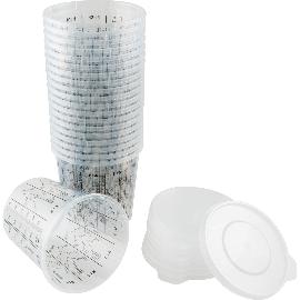 Artikelbild für Mischbecher-Set einweg 700 ml mit Deckel - 20 Becher / 10 Deckel