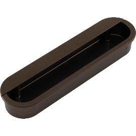 Artikelbild für Muschelgriff Dotis Breite 129, Einlass 125 x 30, Zinkdruckguss bronze