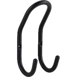 Termékkép kalapakasztó Epione, szélesség 57 mm, magasság 140 mm, acél matt fekete